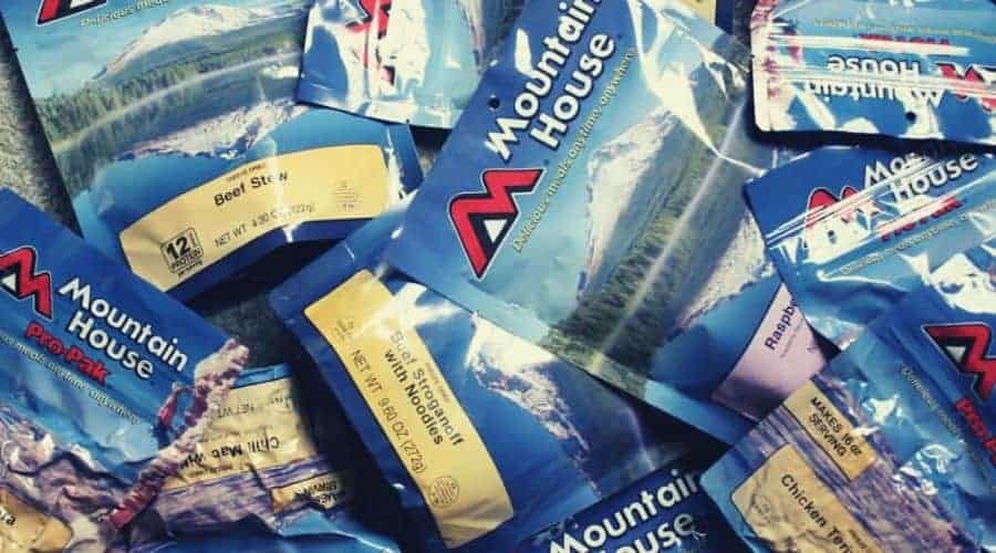Freeze Dry Food Packets intext