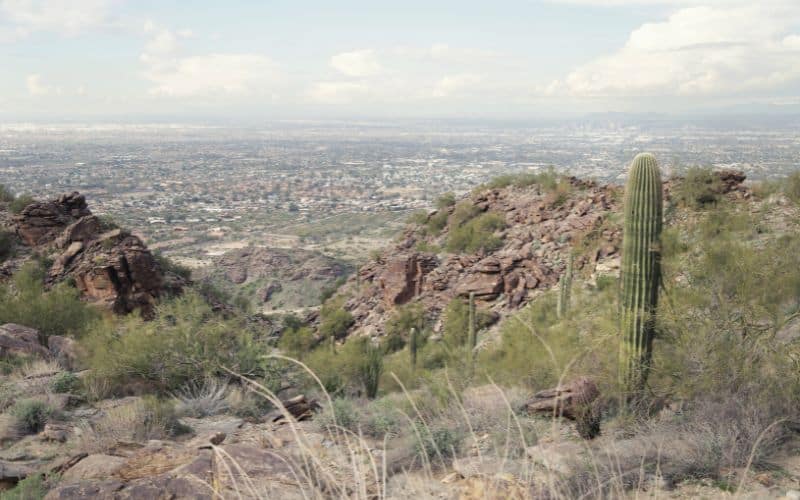 Views of Phoenix from the Holbert trail