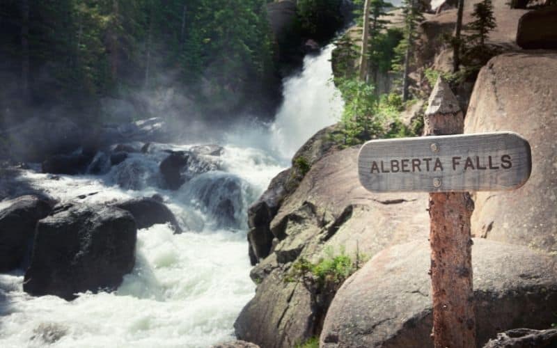 Alberta Falls, rocky mountain national park