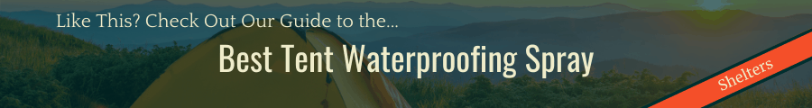 Best Tent Waterproofing Spray Banner