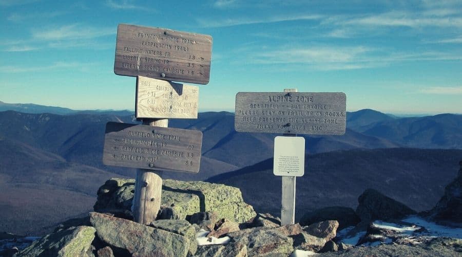 Mount Lafayette Loop, Franconia Ridge Trail, White Mountains