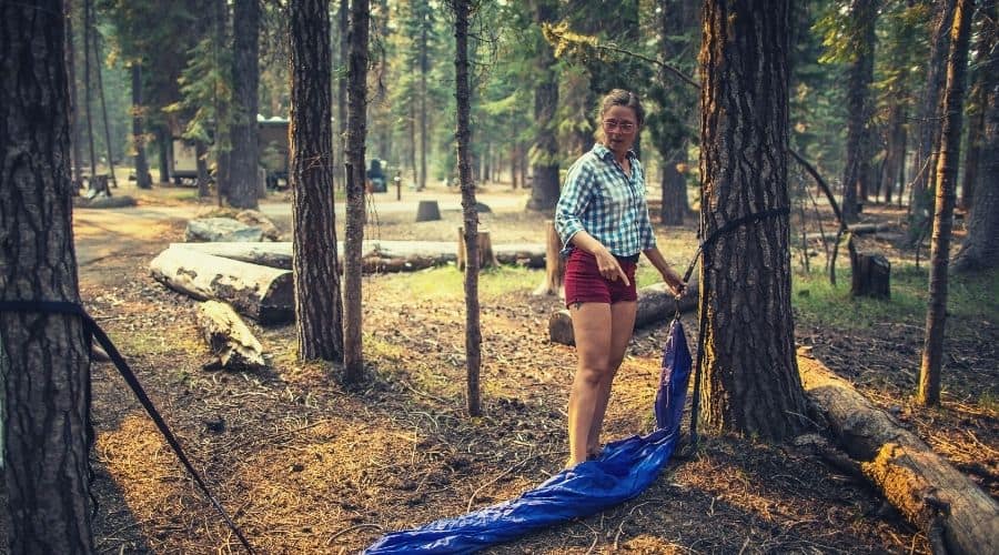 hanging a hammock