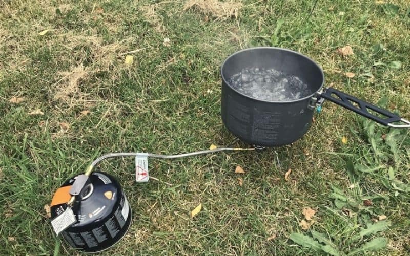 Non-Integrated canister stove