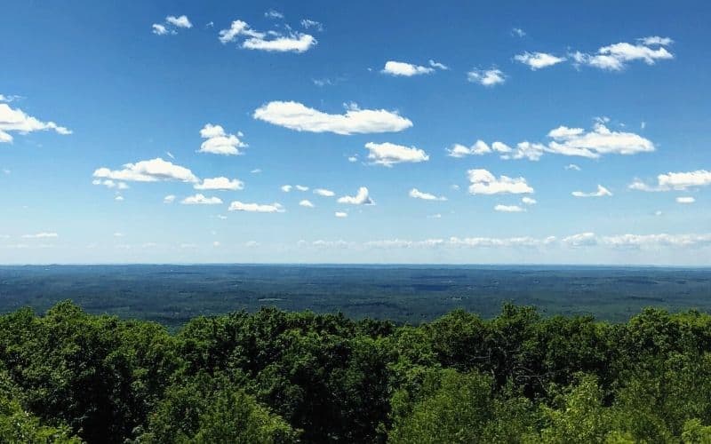 Views south from Mt. Wachusett, Massachusetts 