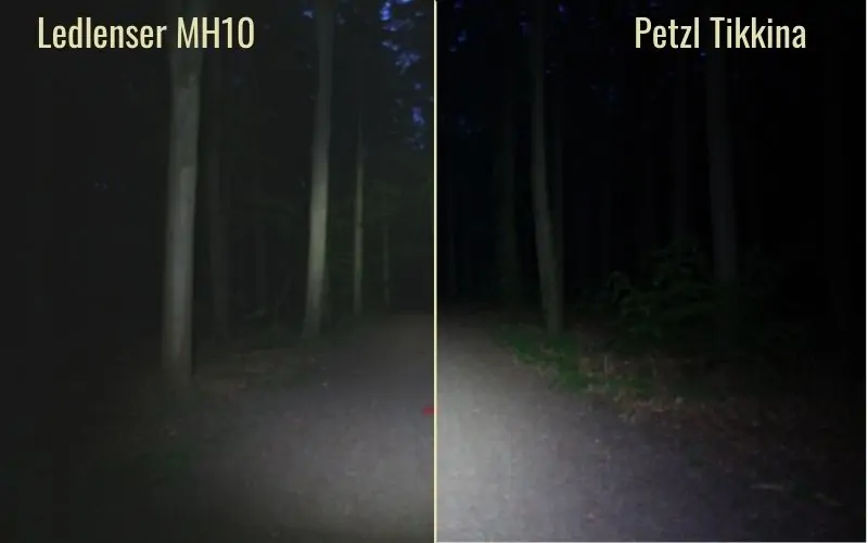 MH10 vs Tikkina Beam Distance