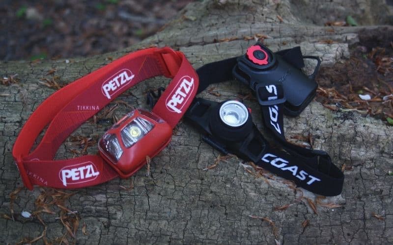 Petzl Tikkina vs Coast HL7 Controls