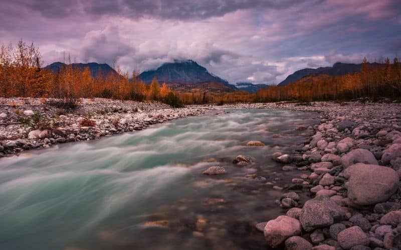 Riverside view of Granite Creek