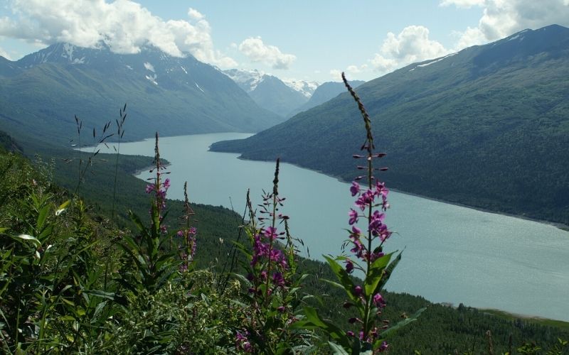 View across Eklutna Lake