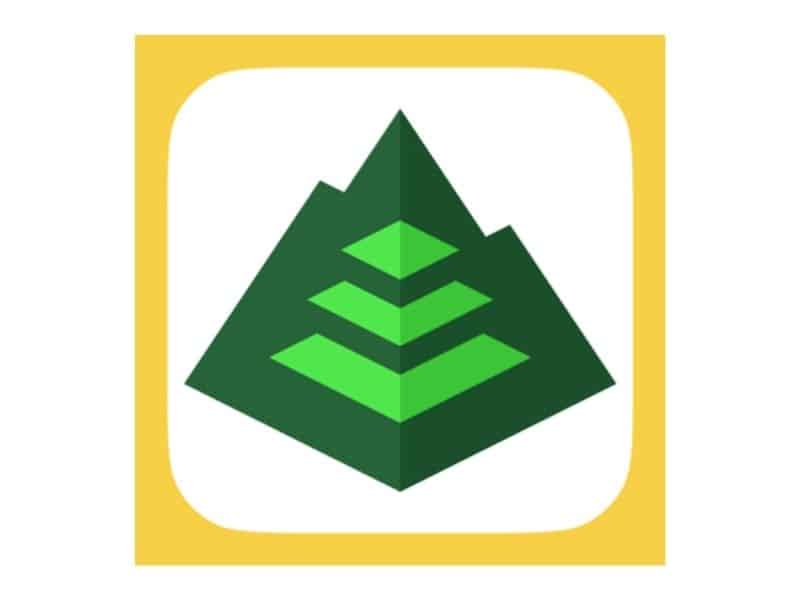 Gaia GPS hiking logo