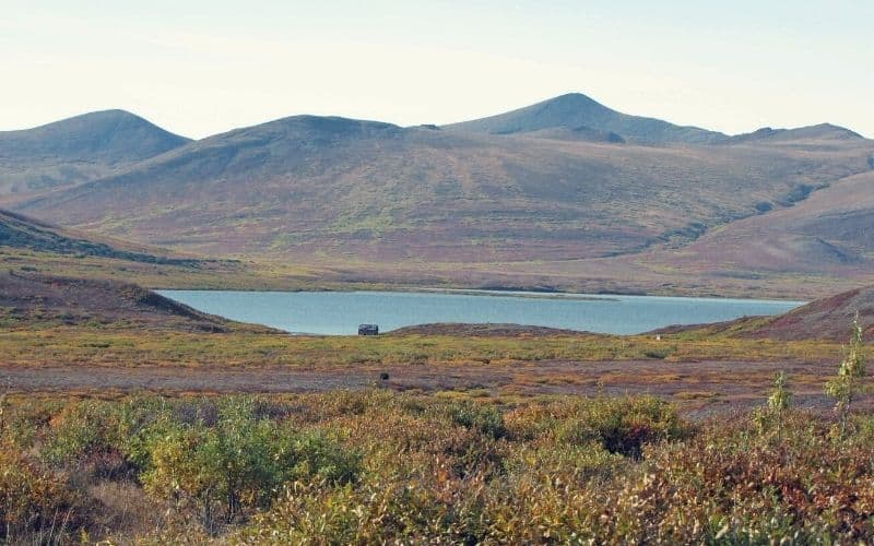 Salmon Lake in the remote Alaskan wilderness, Alaska