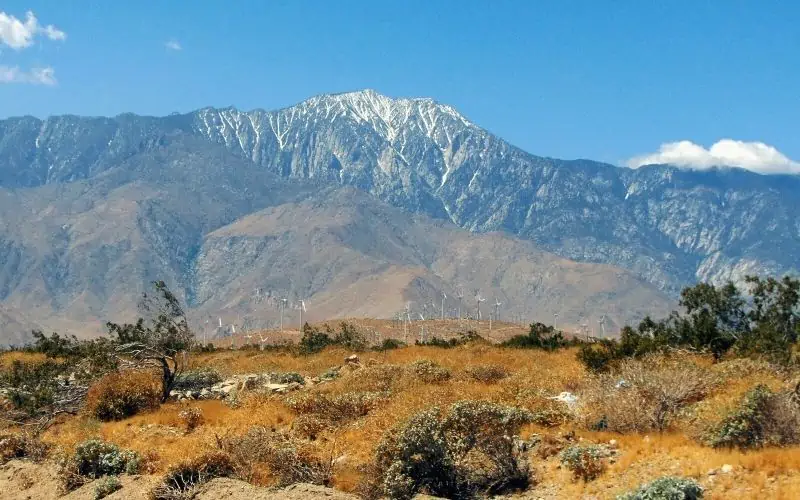 San Gorgonio mountains in San Bernardino County