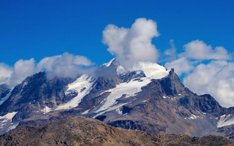 Glacier on Gran Paradiso, Italy