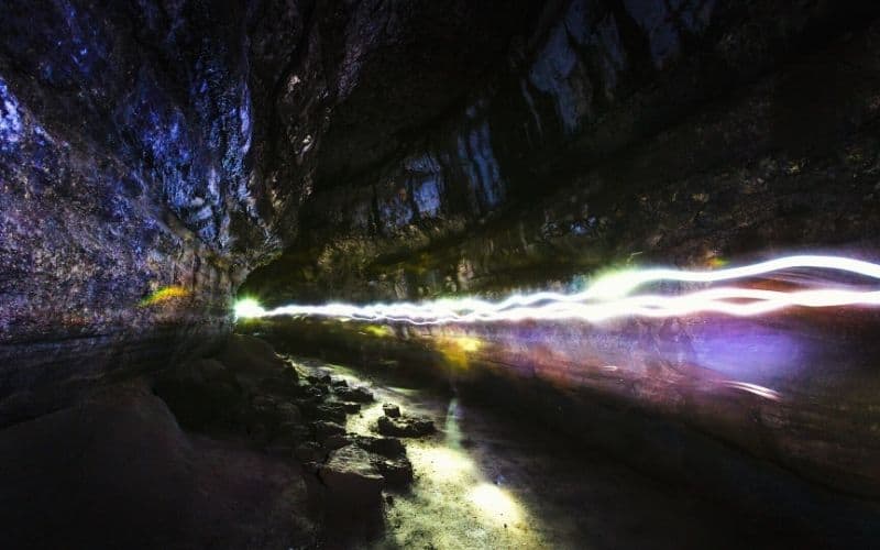 Ape Cave lava tube, Washington