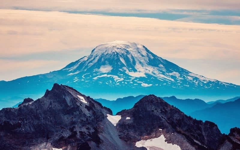 View of Mount Adams from the Skyline Trail, Washington