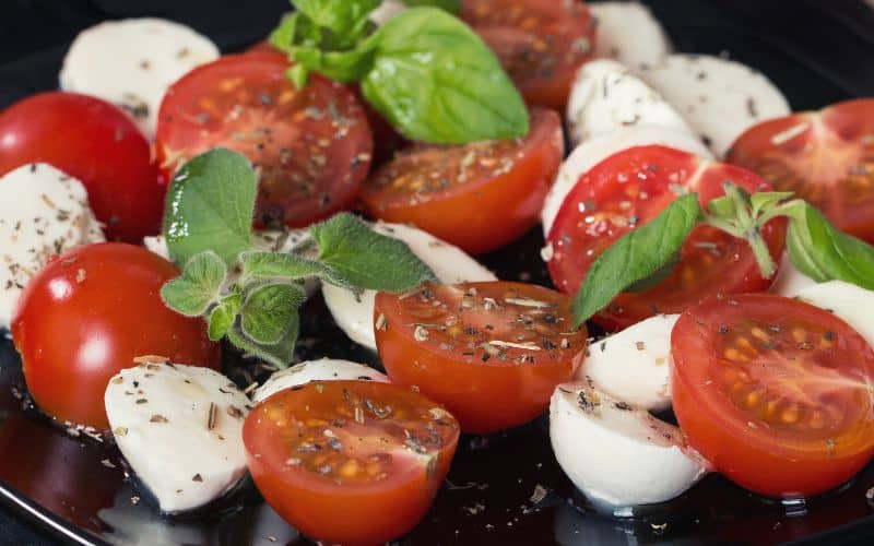 Cherry Tomato Caprese Salad