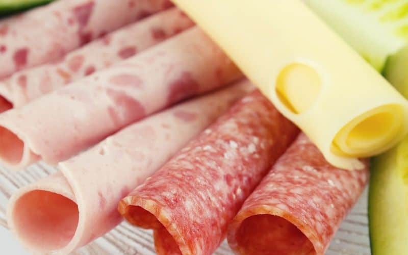 Cold cut roll ups