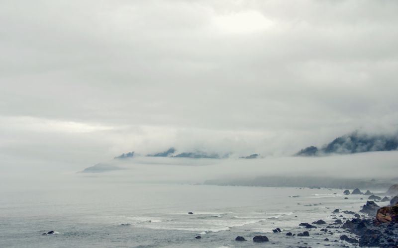 Lost Coast Trail in the winter