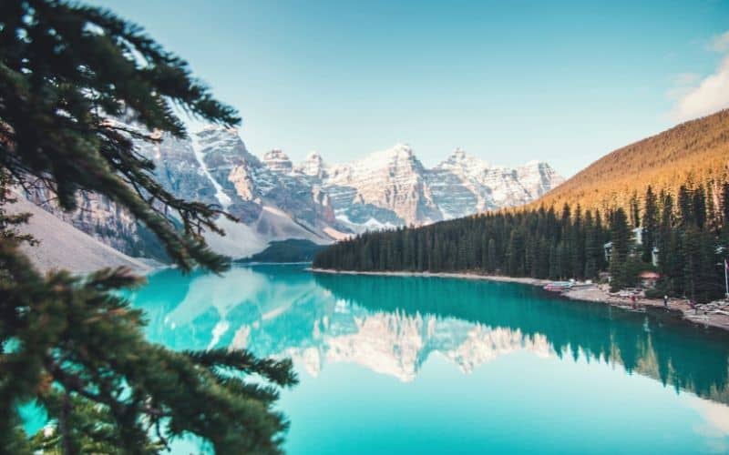 Moraine Lake Lakeshore