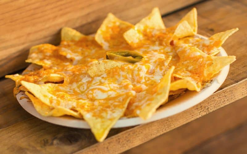 Nachos with Processed Cheese