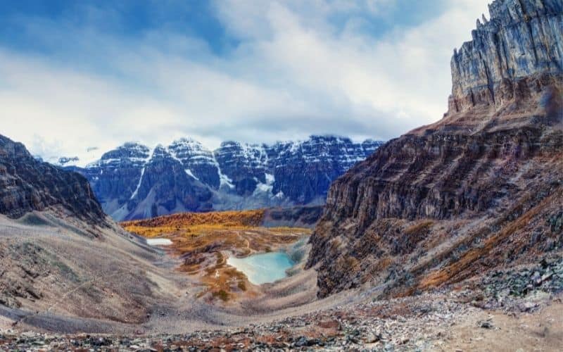 Sentinel Pass in fall, Banff, Canada