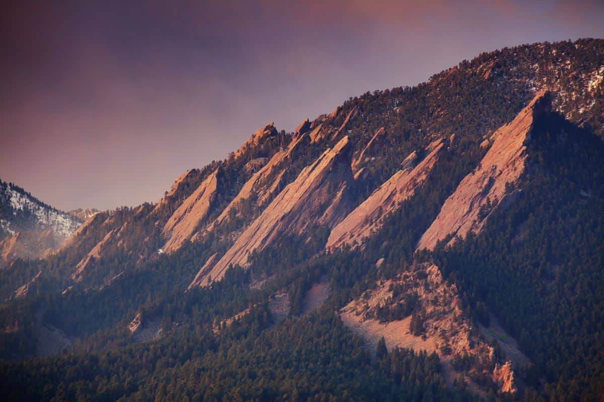 Cliff face at Boulder, Colorado