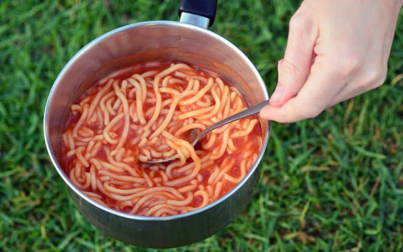 canned spaghetti