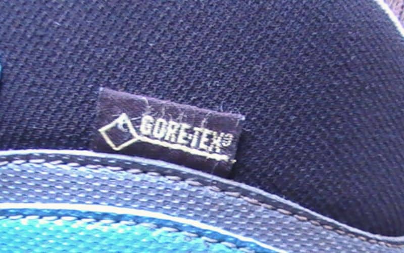 gore-tex hiking boots label