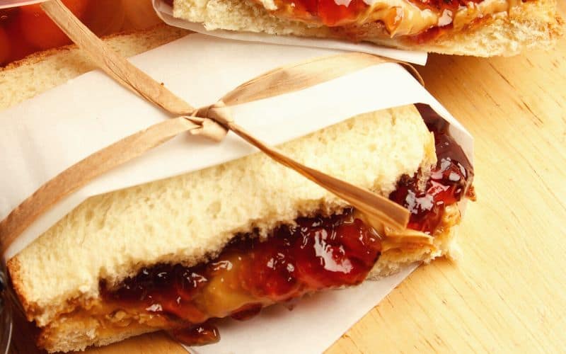 pB and J sandwiches