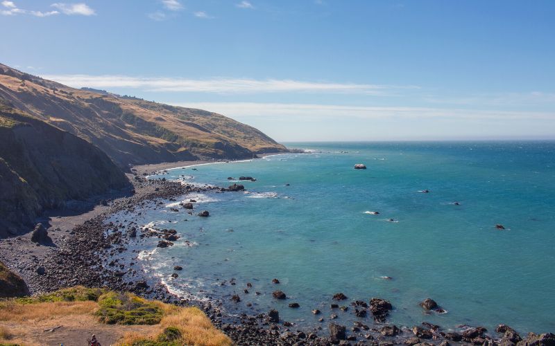 rocky beach in LCT