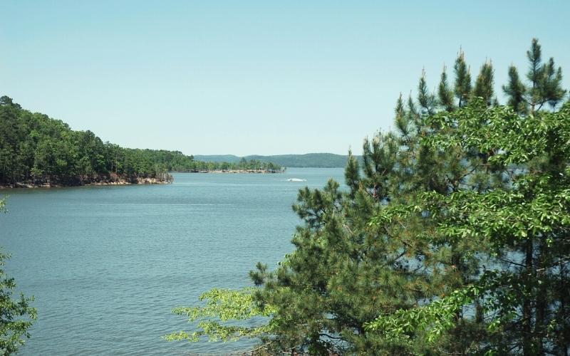 river in Beavers Bend State Park