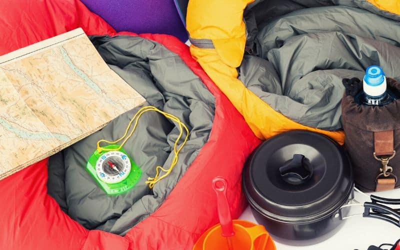 Hiking and camping gear