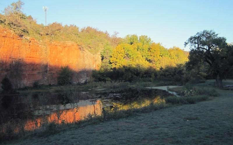 red rock canyon in oklahoma