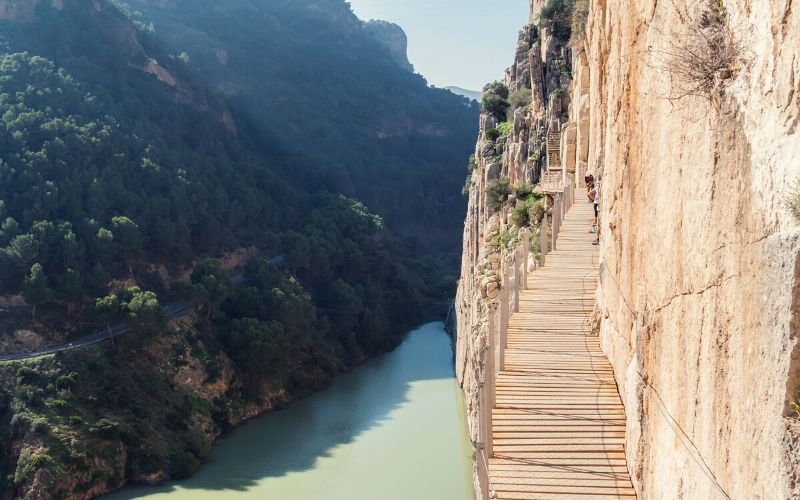 Caminito del ray, el chorro