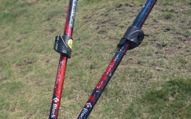 Flick locks on Black Diamond trekking poles