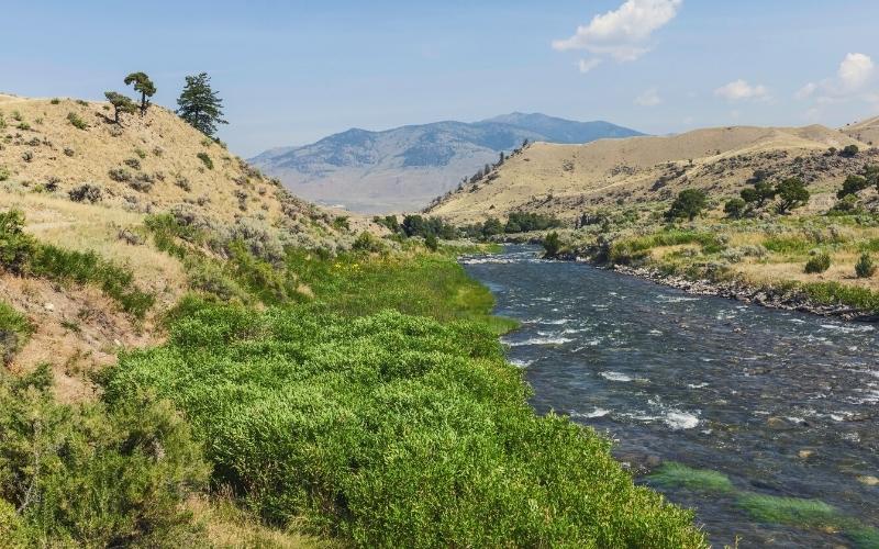 gardiner river yellowstone