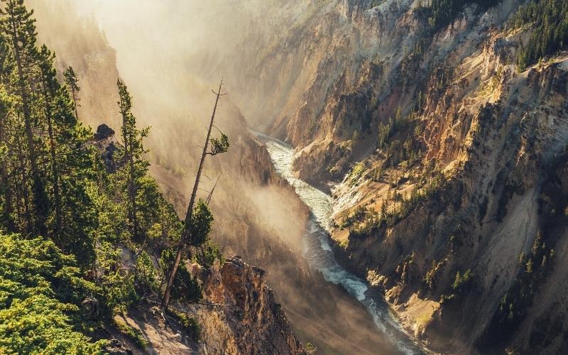 grand canyon yellowstone wyoming