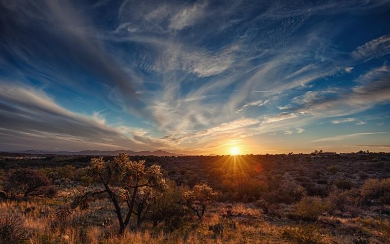 sunset in oro valley tucson