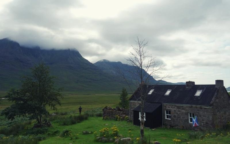 Shenavall Bothy in the Scottish Highlands