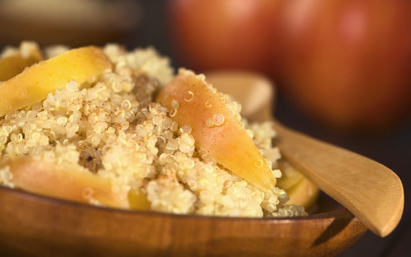 Apple Pie Quinoa Porridge