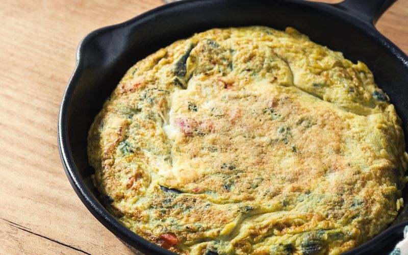 Frittata in pan