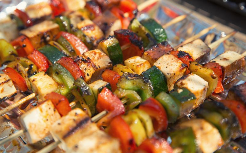 Tofu  kebobs