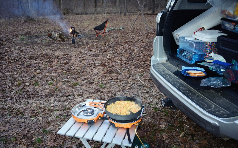 cooking in car camping featim