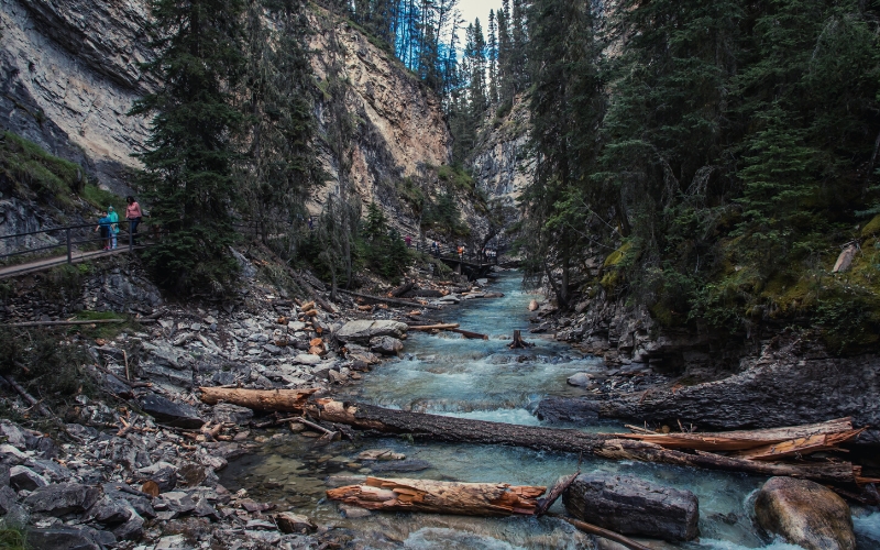 johnston canyon banff