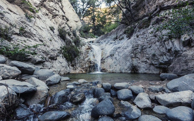 switzer falls, angeles national forest, southern california