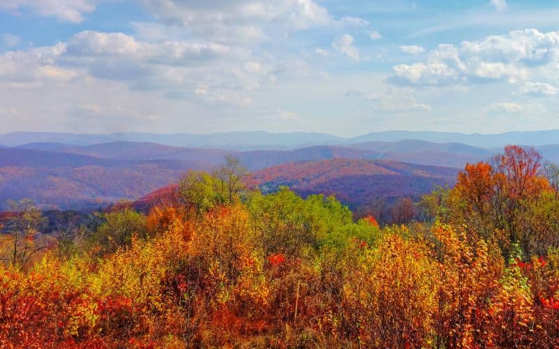 The mountains of West Virginia