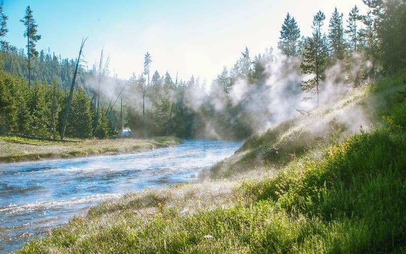 Norris Campground, Gibbon River, Yellowstone National Park
