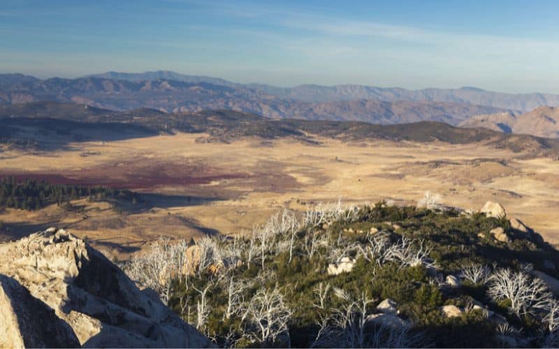 Stonewall Peak Trail, views over Cuyamaca Rancho State Park