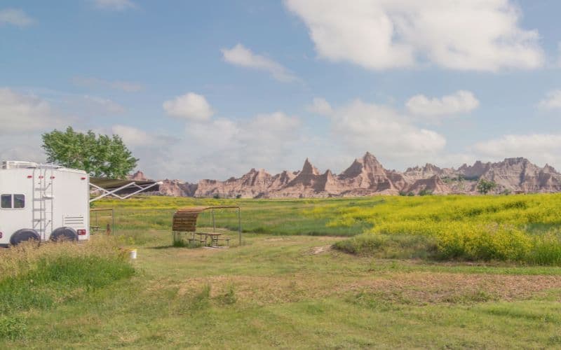 Cedar Pass Campground, Badlands National Park