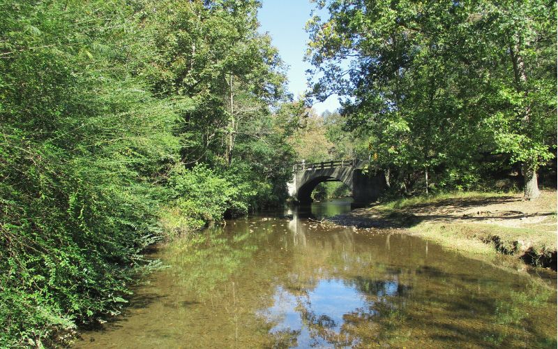 Bridge across Gulpha Creek, Hot Springs National Park, Arkansas