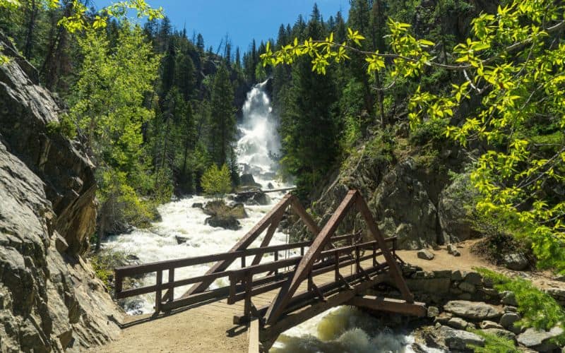 Bridge over Fish Creek Falls, Colorado